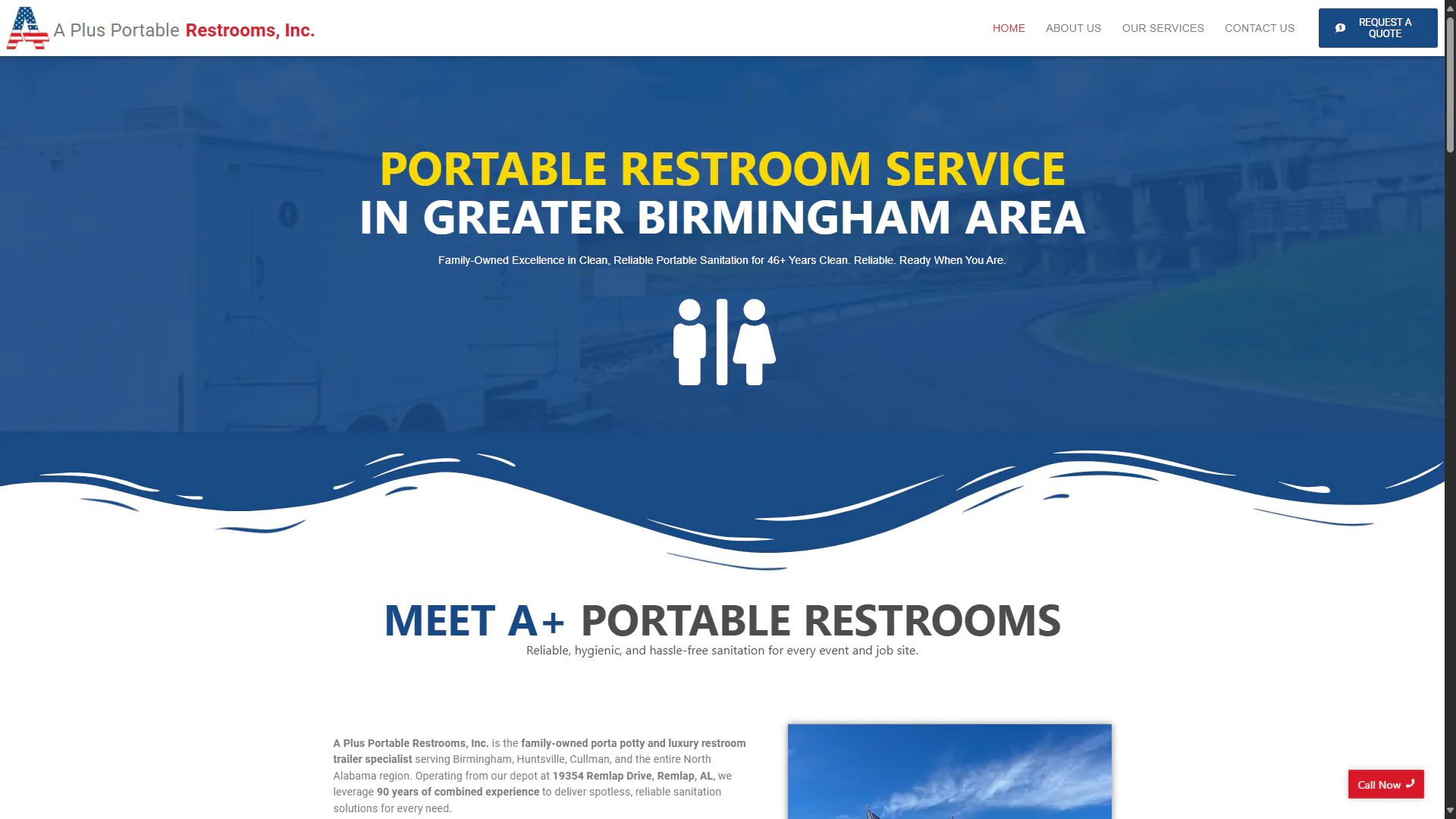 A Plus Portable Restrooms — capture 1