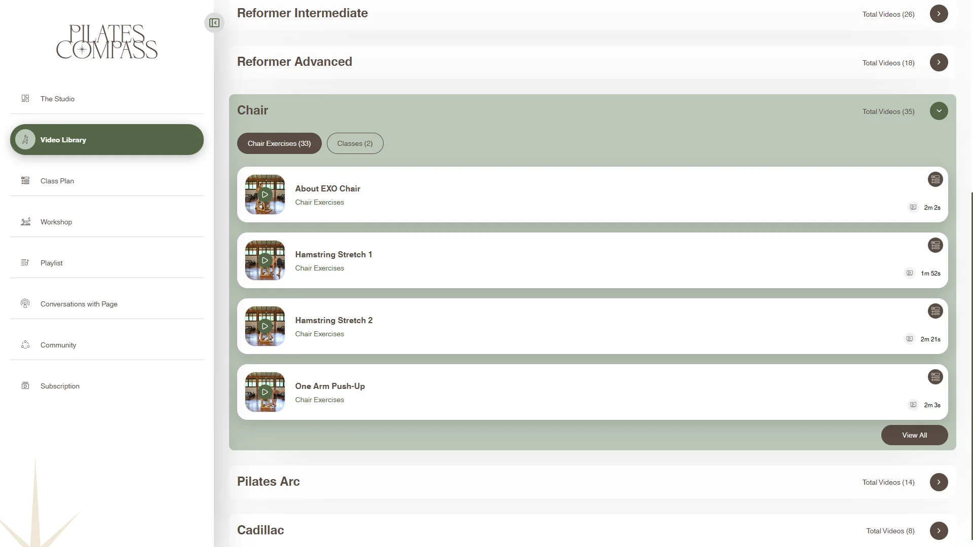 Pilates Compass — screenshot 2