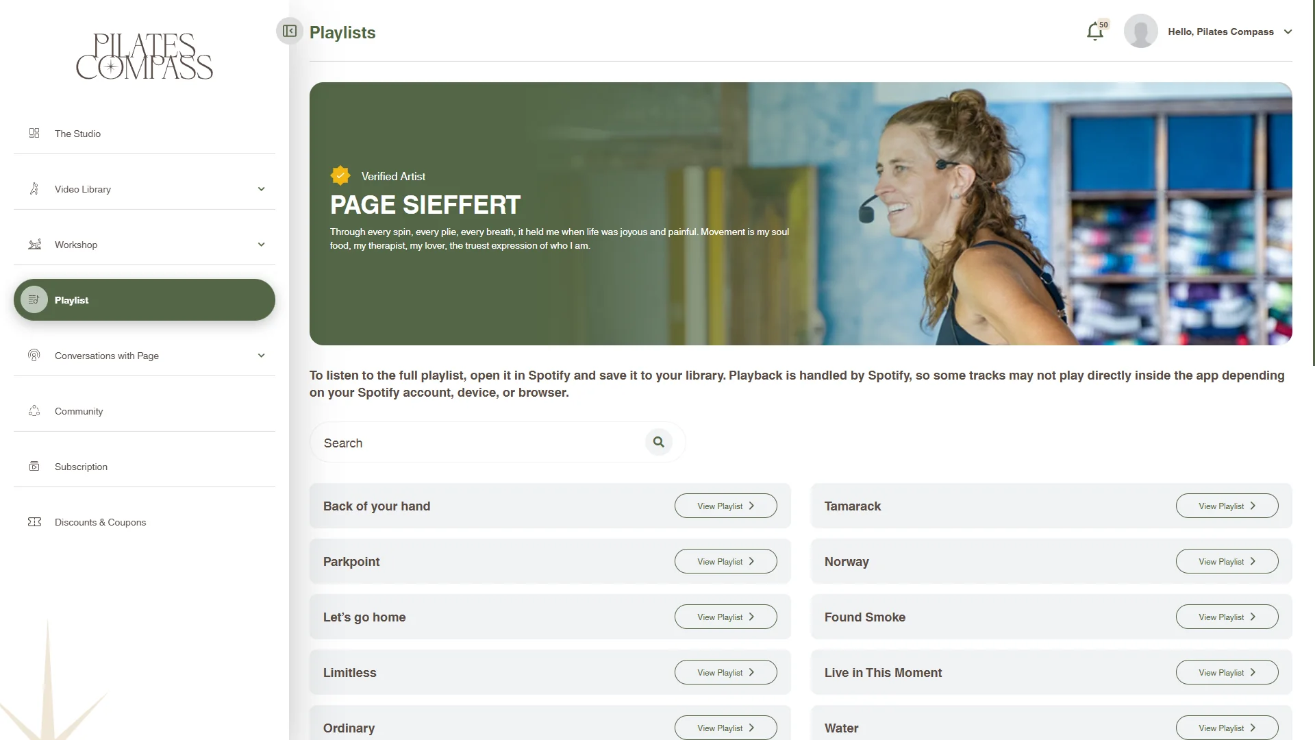 Pilates Compass — screenshot 3
